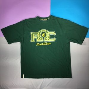 Rocawear T Shirt Vintage Green Short Sleeve Mens XL